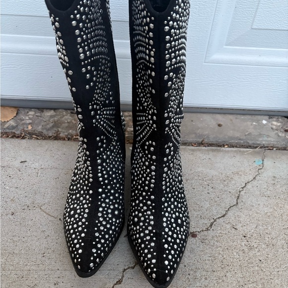 Coconuts by Matisse Twain Studded Pointed Toe Cowboy Boot Women’s 7 - Picture 2 of 3
